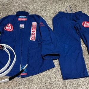 Kids Martial Arts Blue Gi Set